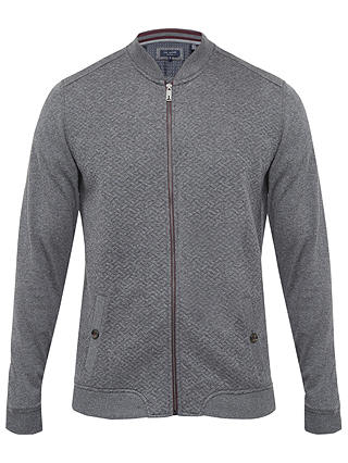 Ted Baker T for Tall Brunott Quilted Bomber Jacket, Charcoal