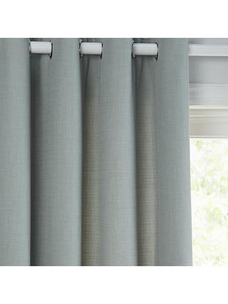 John Lewis & Partners Barathea Pair Lined Eyelet Curtains
