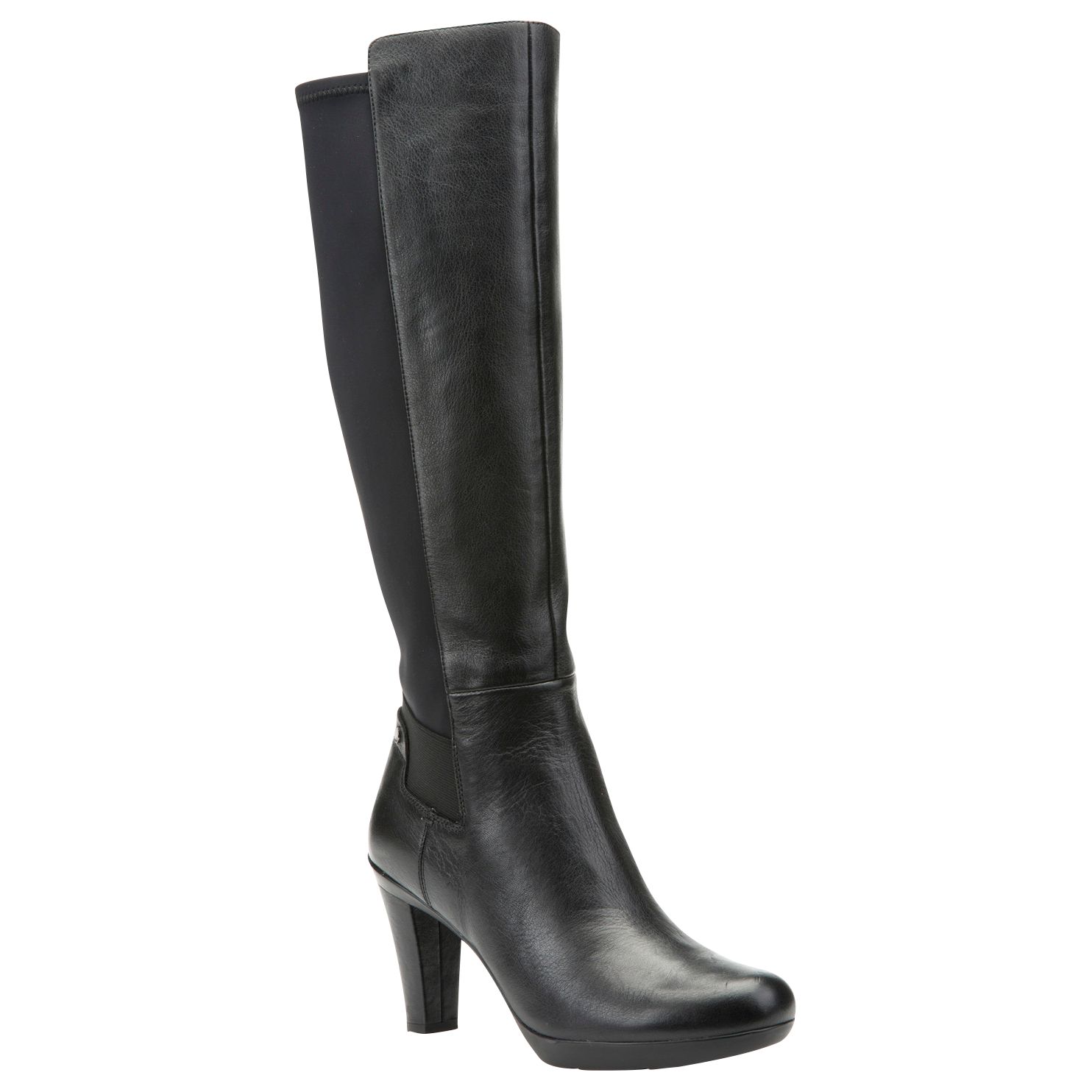 Geox Inspiration Cone Heeled Knee High Boots
