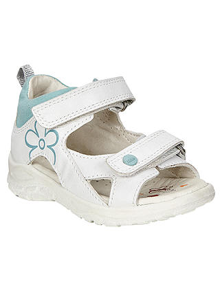 ECCO Children's Peekaboo Sandals, White