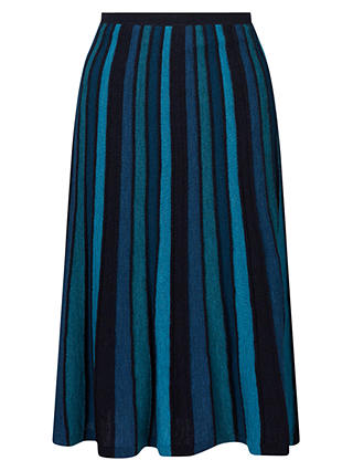 East Merino Stripe Skirt