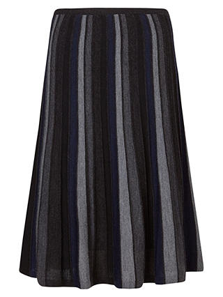 East Merino Stripe Skirt