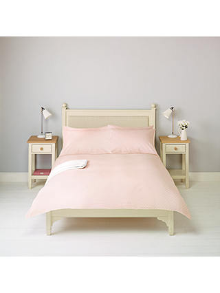 John Lewis & Partners Bethany Duvet Cover and Pillowcase Set, Pink