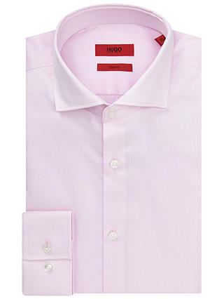 HUGO by Hugo Boss C-Jason Easy Iron Twill Shirt, Light Pink