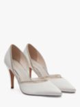 Rainbow Club Georgia Two Part Court Shoes, Ivory