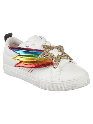 Kurt Geiger London Children's Superstar Casual Shoes, White/Multi