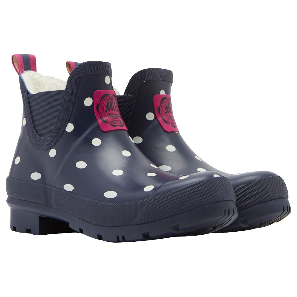 Joules Wellibob Ankle High Wellington Boots, Navy