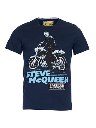 Barbour International Steve McQueen Park T-Shirt, Navy