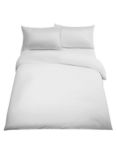 John Lewis Soft & Silky Specialist Temperature Balancing 400 Thread Count Cotton Bedding, White