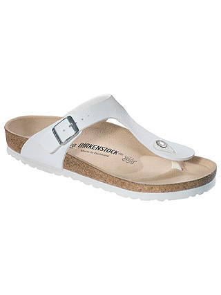 Birkenstock Gizeh Toe Post Sandals, White