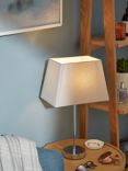 John Lewis Chrissie Rectangular Lampshade, Light Grey