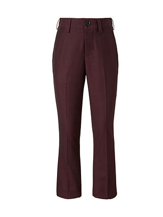 John Lewis Heirloom Collection Boys' Party Trousers, Burgundy