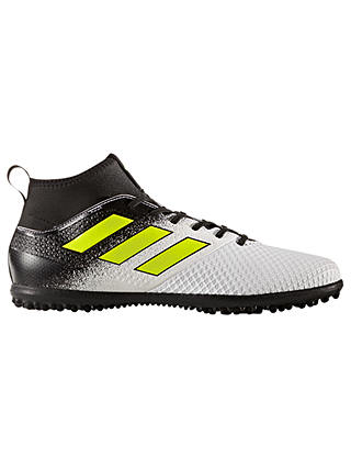 adidas Ace Tango 17.3 Primemesh AG Men's Turf Football Boots, White/Black/Yellow