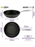 Eaziglide Neverstick3 Professional Non-Stick Open Frying Pan