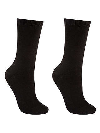 John Lewis Women's Cotton Ankle Socks, Pack of 2
