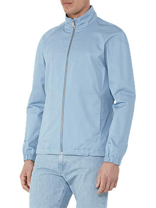 Reiss Froome Funnel Collar Jacket, Airforce Blue