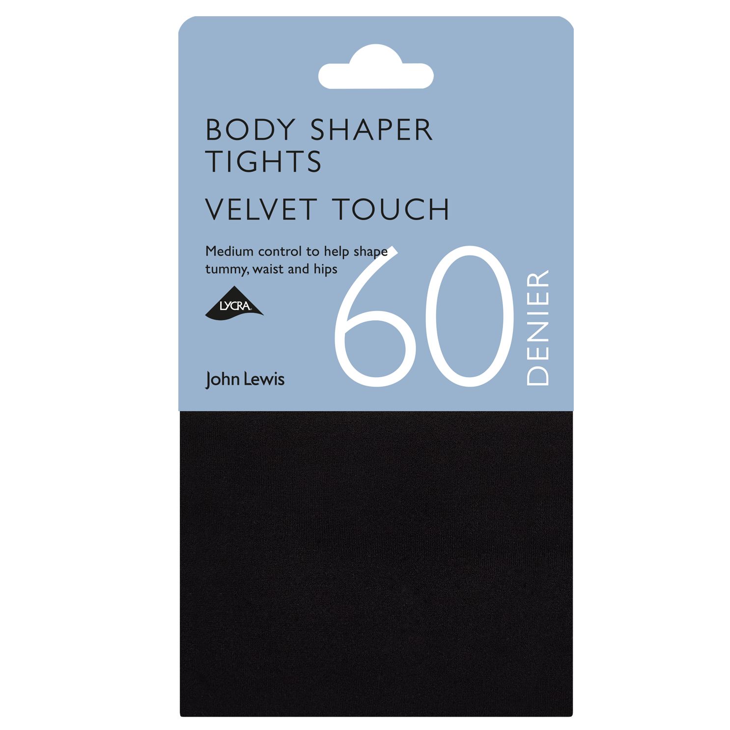 John Lewis 60 Denier Velvet Touch Body Shaper Opaque Tights