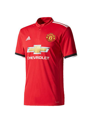 adidas Manchester United F.C. Home Replica Football Shirt, Red