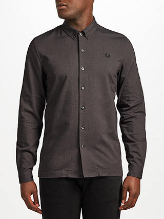 Fred Perry Brushed Oxford Shirt, Black