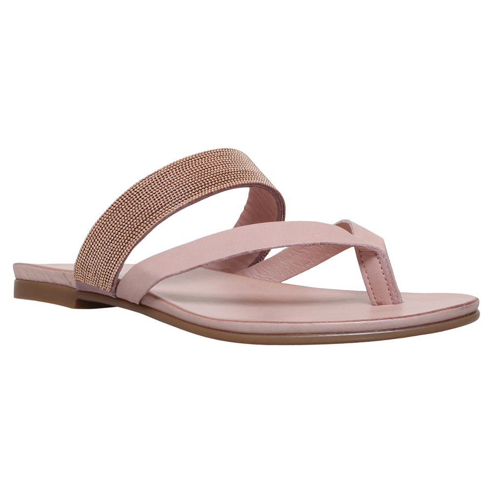 KG by Kurt Geiger Mae Leather Toe Thong Sandals