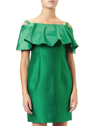 Adrianna Papell Flounce Dress, Dusty Emerald