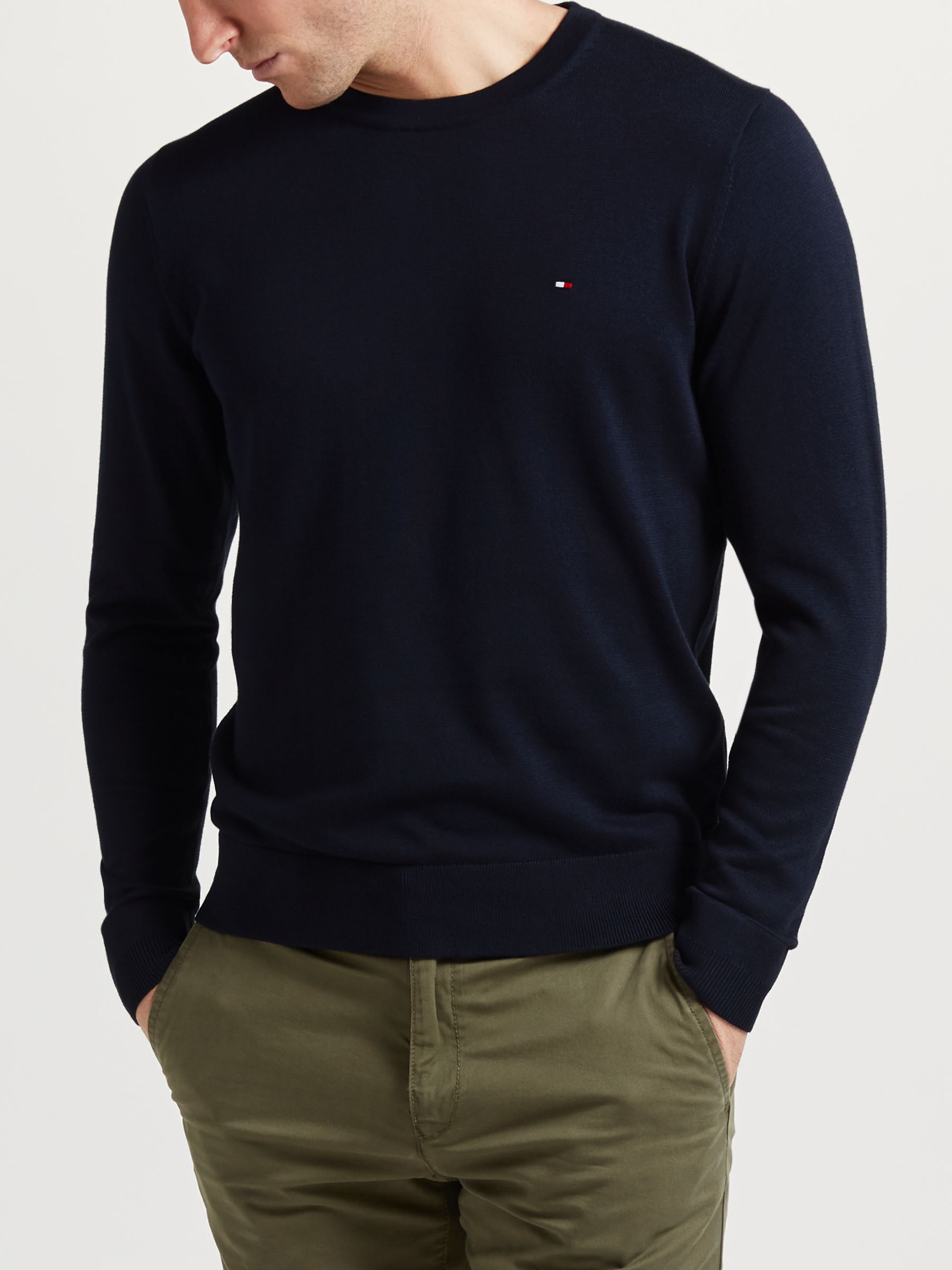 tommy hilfiger cotton silk jumper