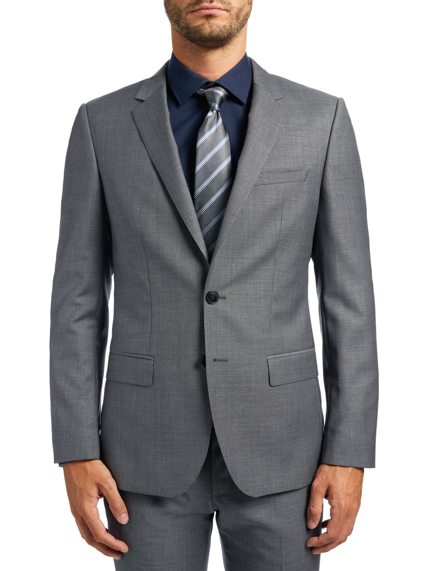 HUGO by Hugo Boss C-Huge Slim Fit Suit Jacket, Open Grey