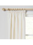 John Lewis ANYDAY Arlo Pair Lined Pencil Pleat Curtains, Lily