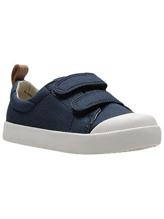 Clarks Children's Halcy Casual First Shoes, Navy