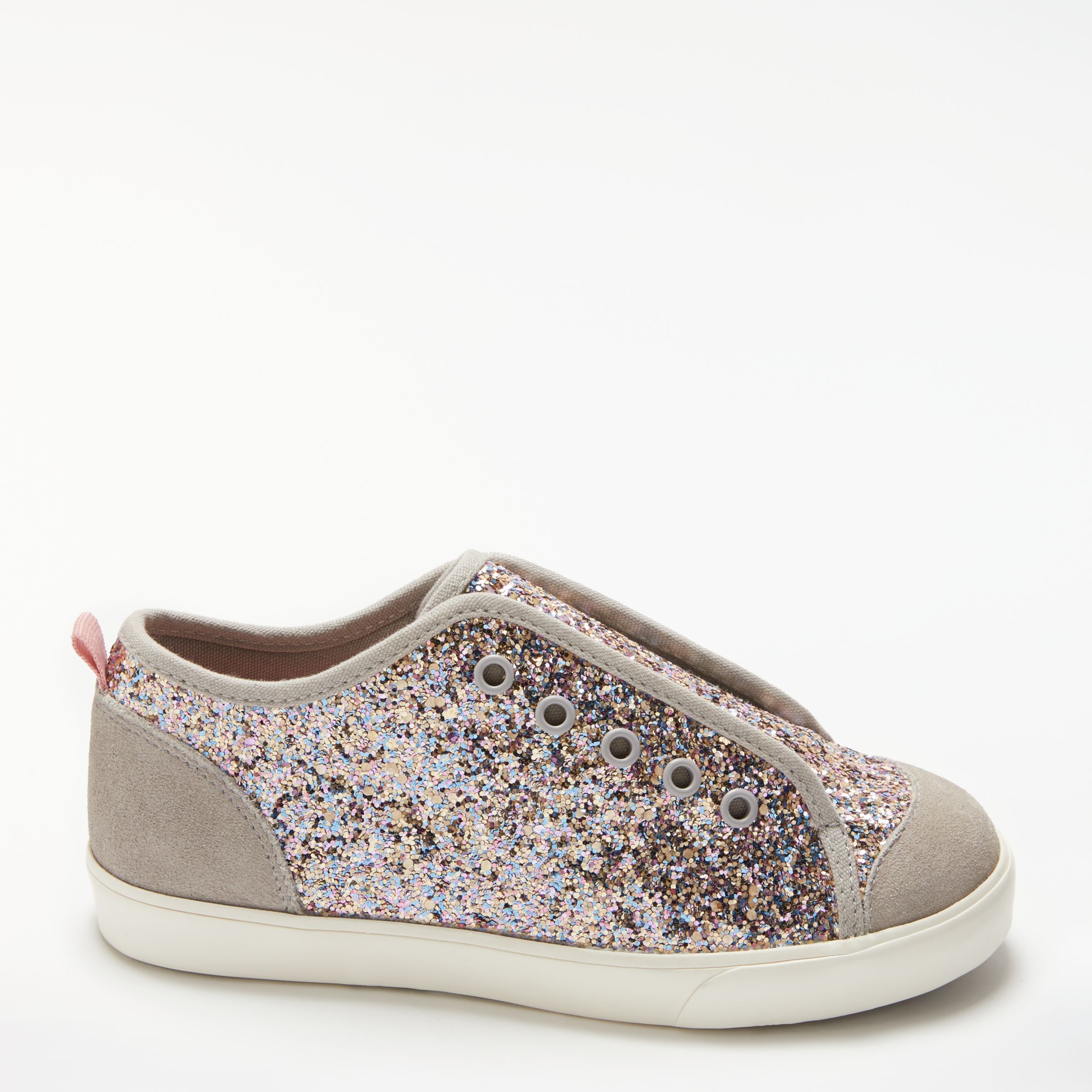 John Lewis & Partners Children's Coco Glitter Shoes, Pink