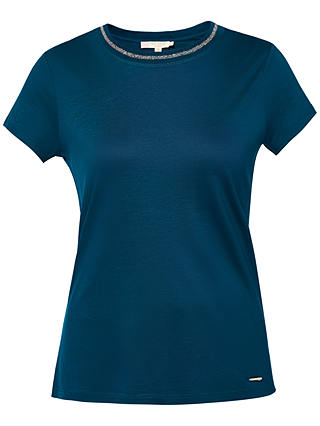 Ted Baker Colour By Numbers Ilia T-Shirt, Teal Blue