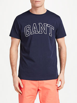 Gant Outline Print Cotton T-Shirt