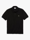 Lacoste L.12.12 Classic Regular Fit Short Sleeve Polo Shirt, Black