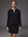 L.K.Bennett Charlee Tweed Jacket, Black