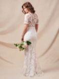 Phase Eight Poppy Embroidered Wedding Dress, Pearl