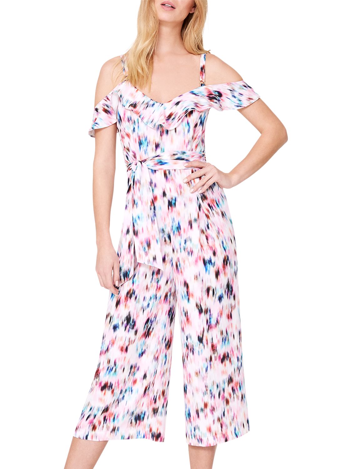 printed jumpsuit dress