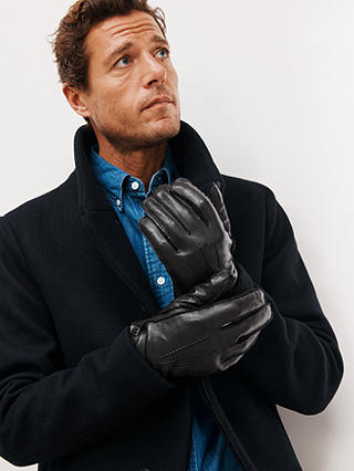 John Lewis Merino Lined Leather Gloves
