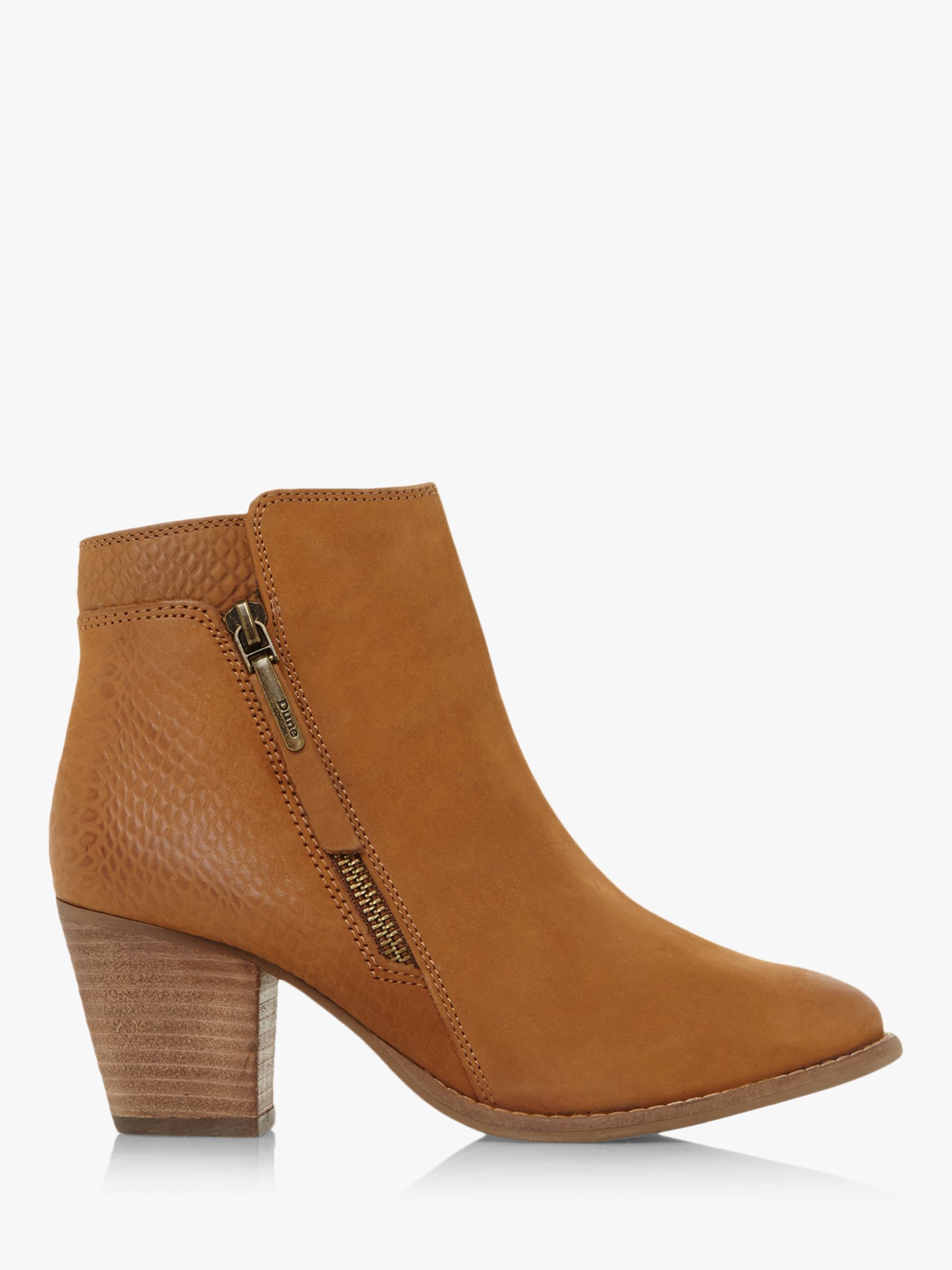 tan high heel ankle boots
