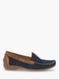 Gabor California Wide Fit Moccasins, Navy