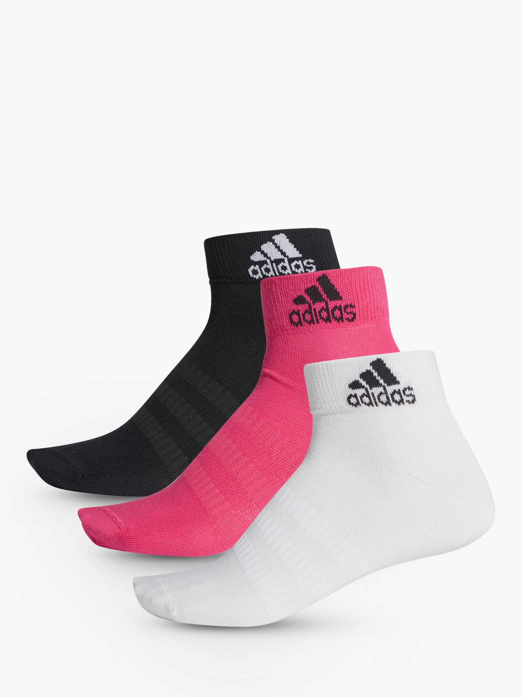 adidas Light Training Ankle Socks, Pack of 3
