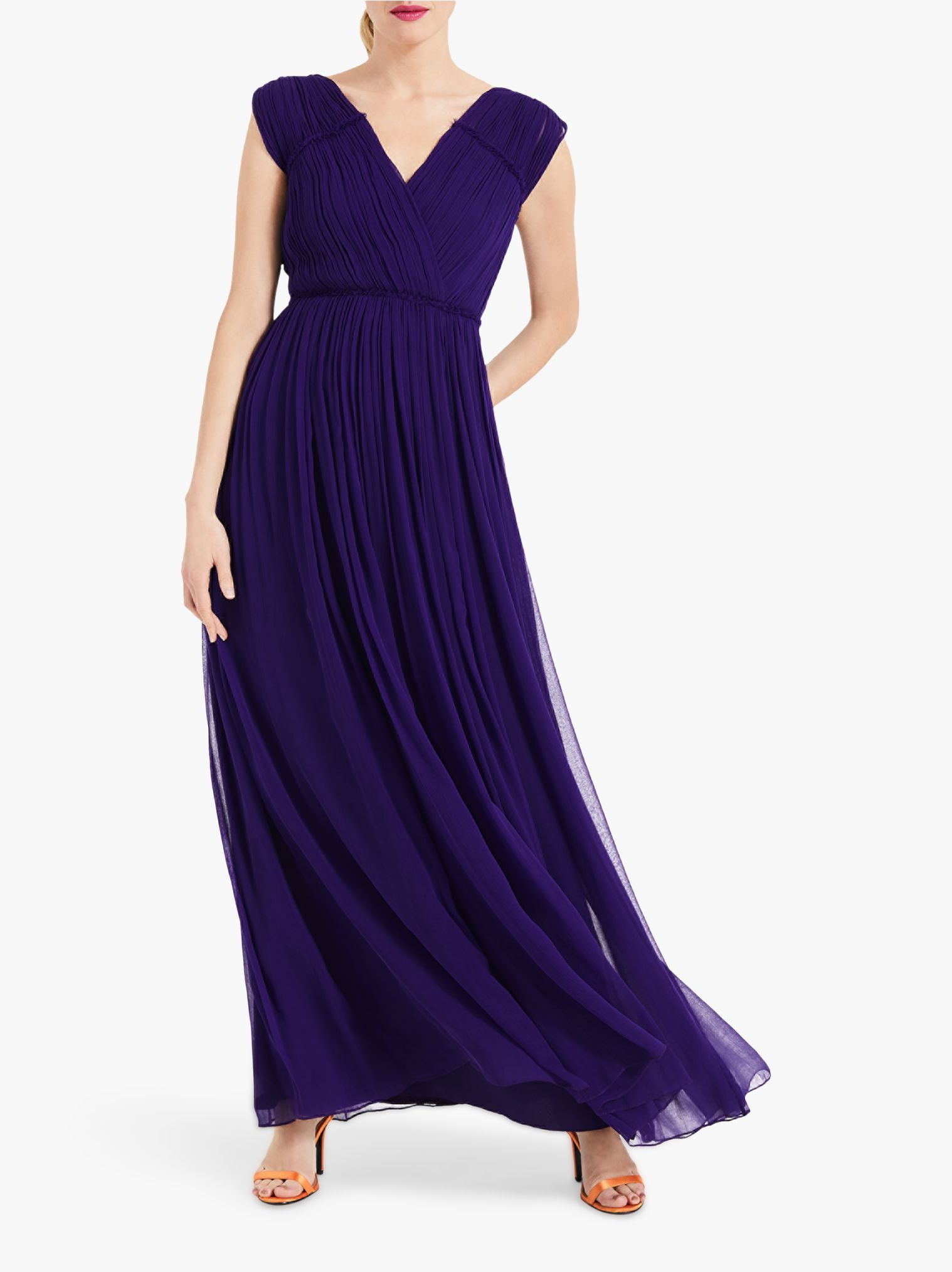 Phase Eight Marion Crinkle Maxi Dress ...