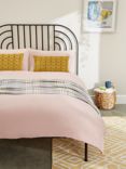 John Lewis ANYDAY Pure Cotton Bedding, Blush Pink