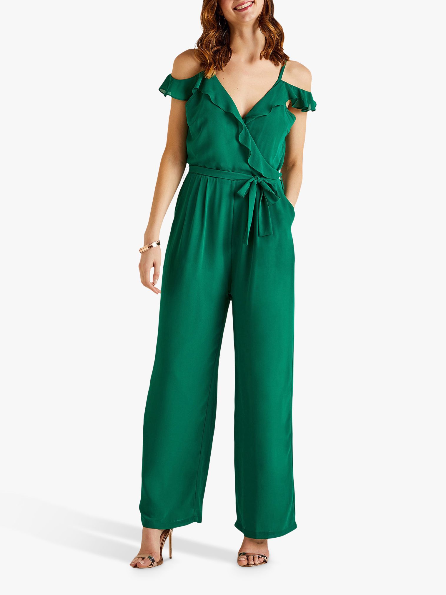 yumi green jumpsuit