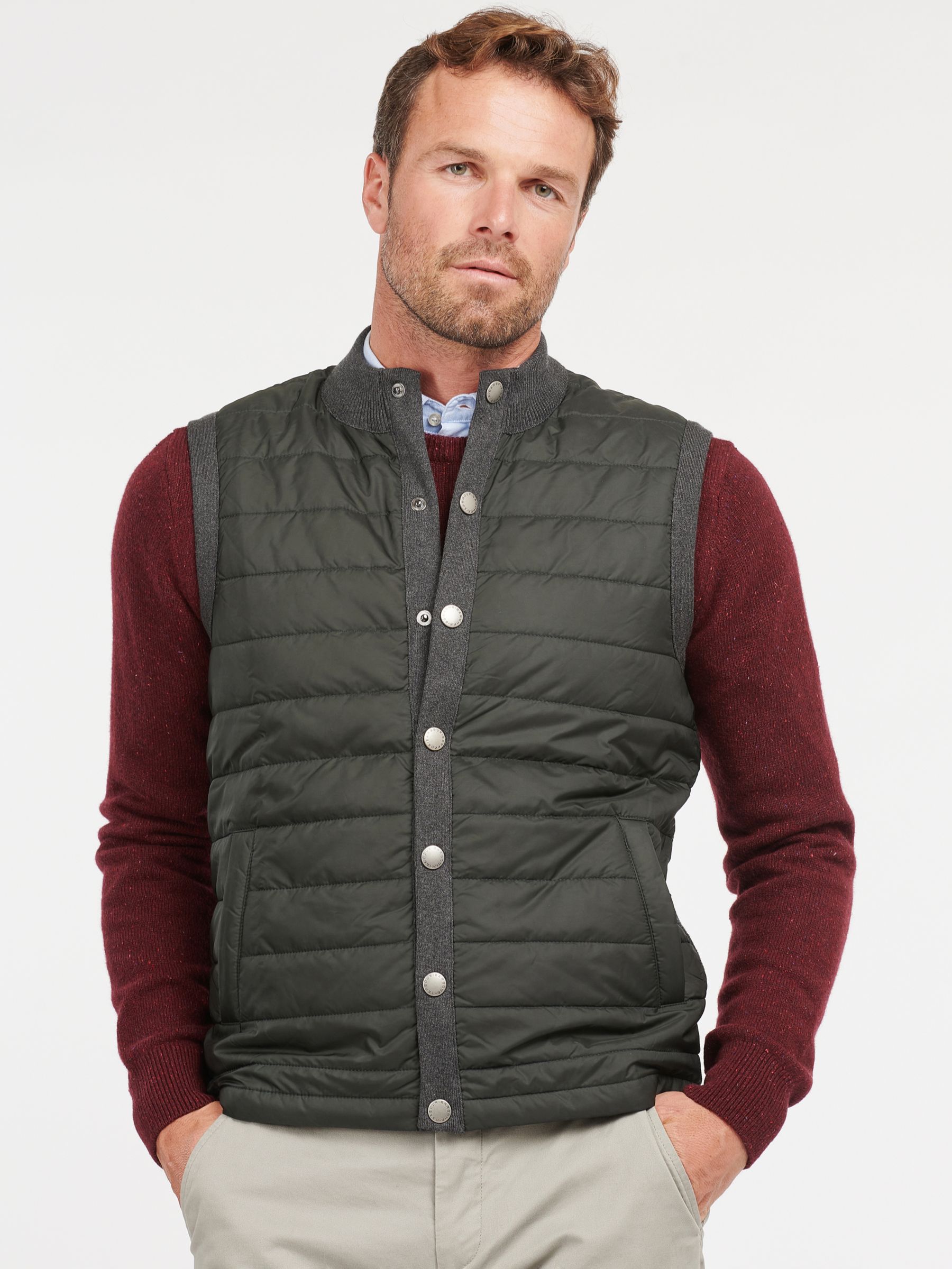 Barbour Essential Gilet, Charcoal at 