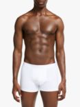 John Lewis Organic Cotton Trunks, Pack of 3, White