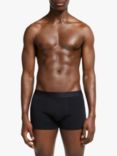 John Lewis Organic Cotton Trunks, Pack of 3, Black