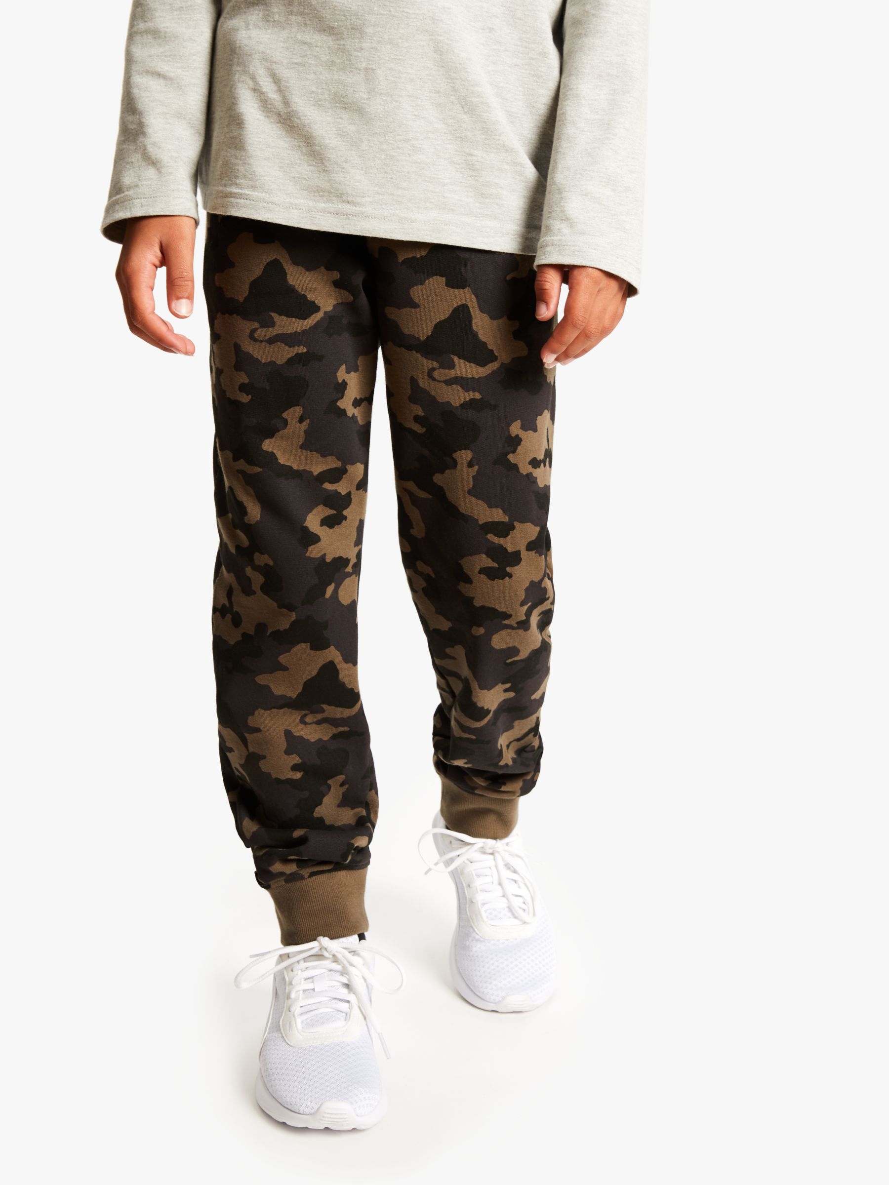 khaki camo joggers