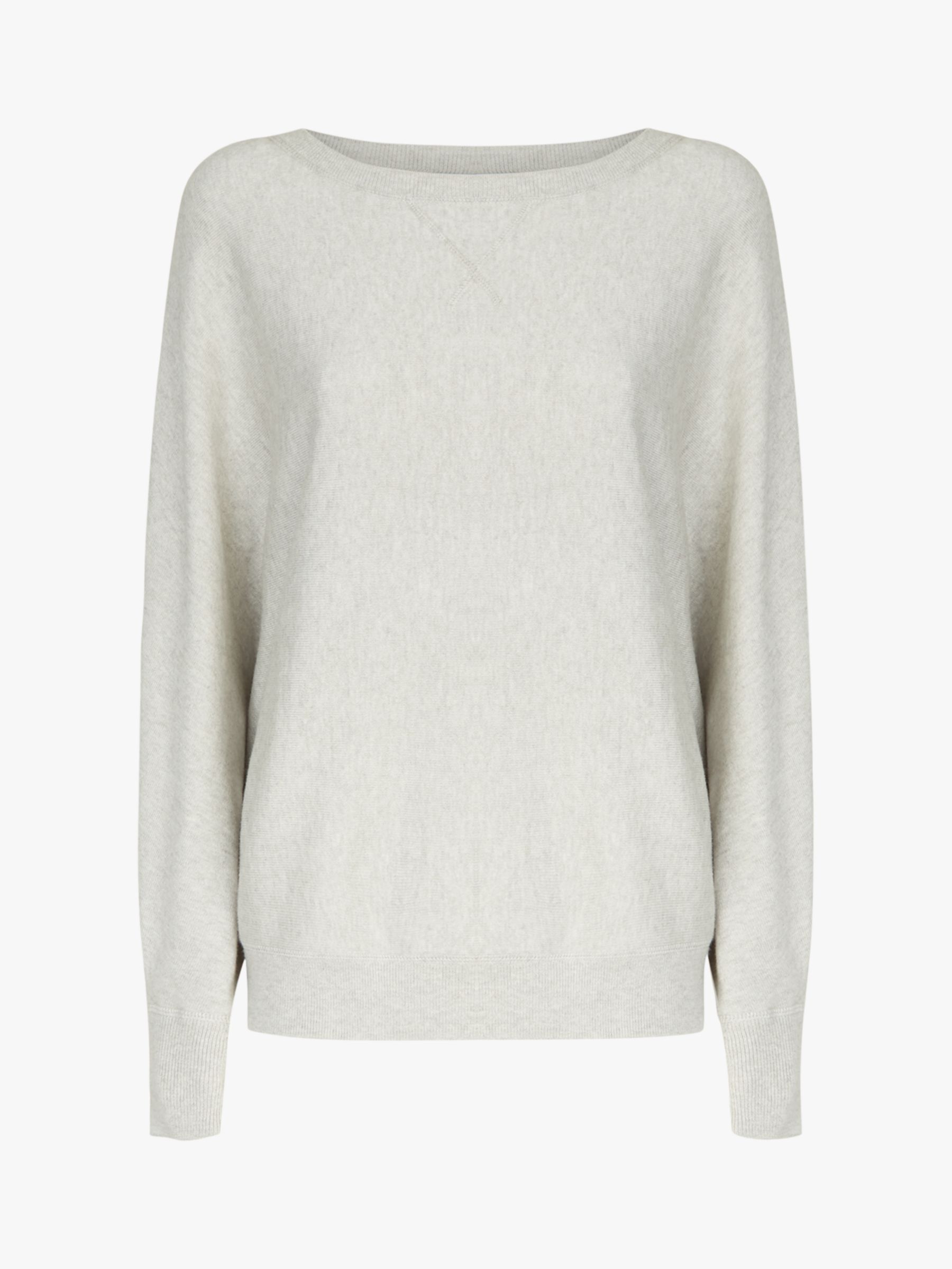 NRBY Sleepy Joe Cotton and Cashmere Blend Sweater, Silver Grey
