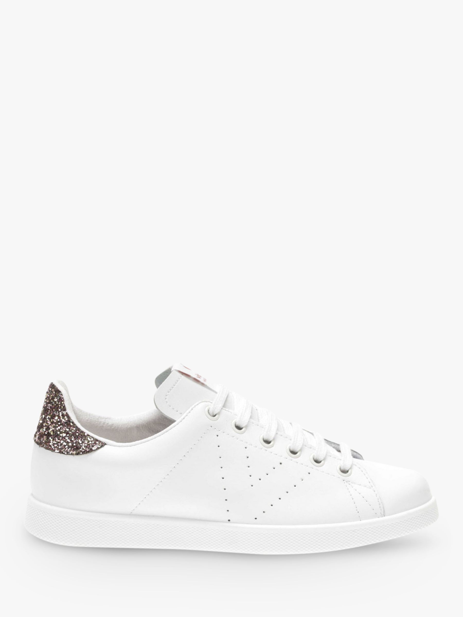 white womens leather trainers