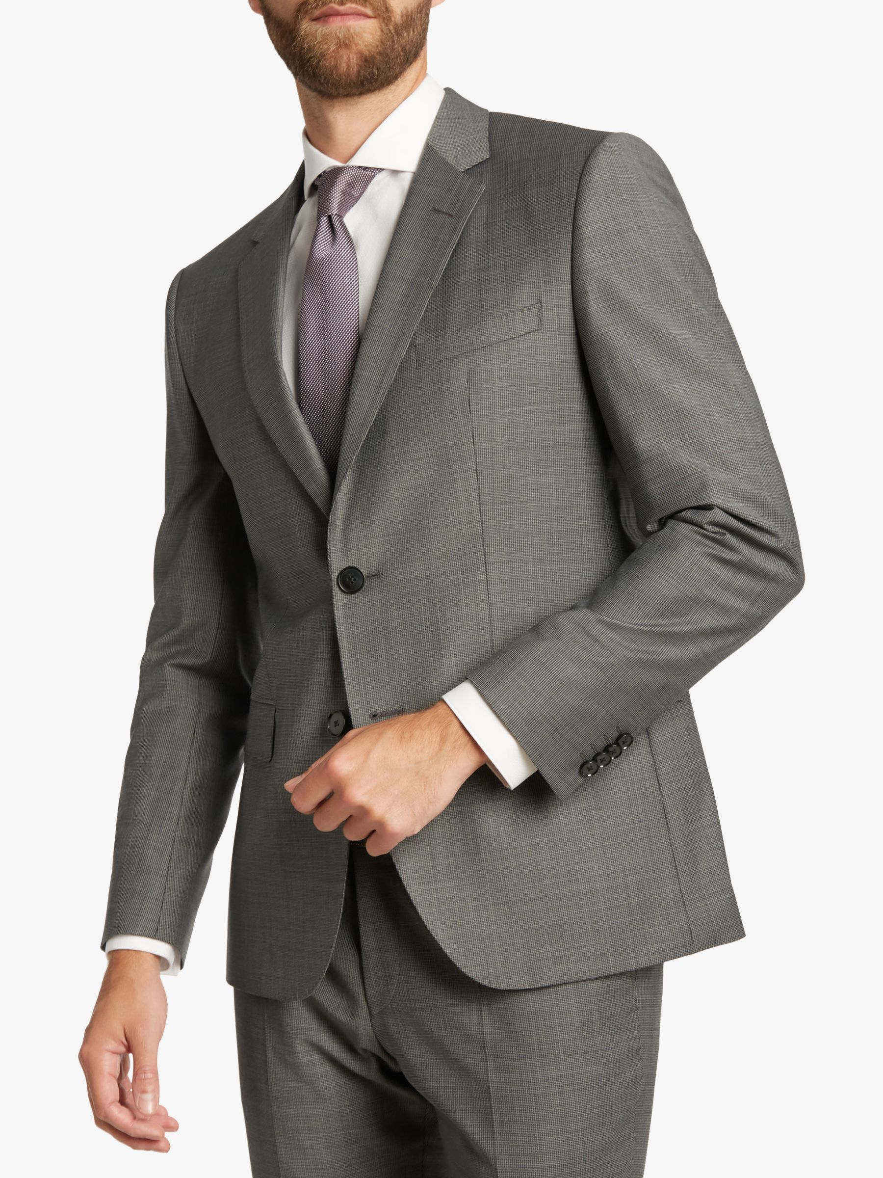 boss grey suit